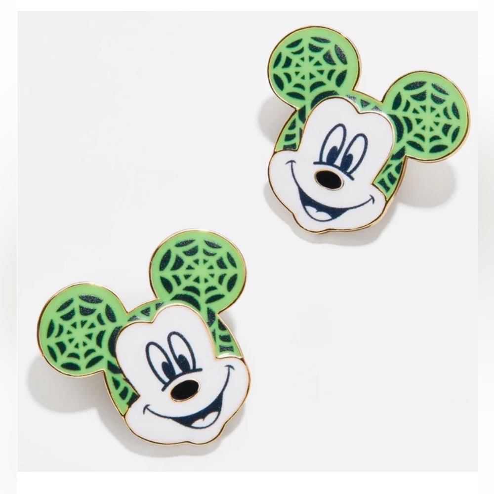 👻 NEW Disney X BaubleBar Mickey Mouse Glow-In- NWT
The-Dark Earrings